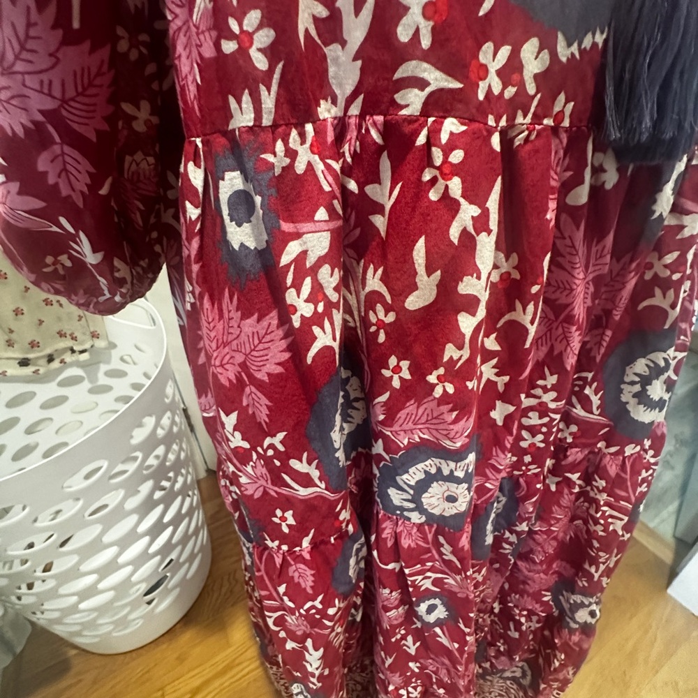 Floral Red and pink Boho maxi dress - Picture 6 of 9
